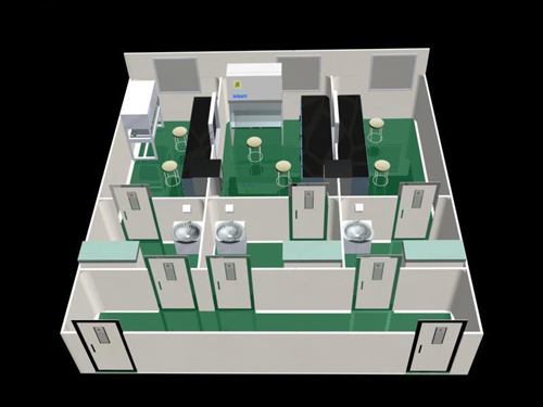 福建藥品檢測實驗室設(shè)計裝修效果